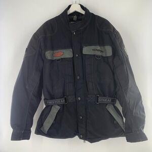 First Gear Kilimanjaro Hypertex Jacket Motorcycle Biker Padded Mens Sz XL